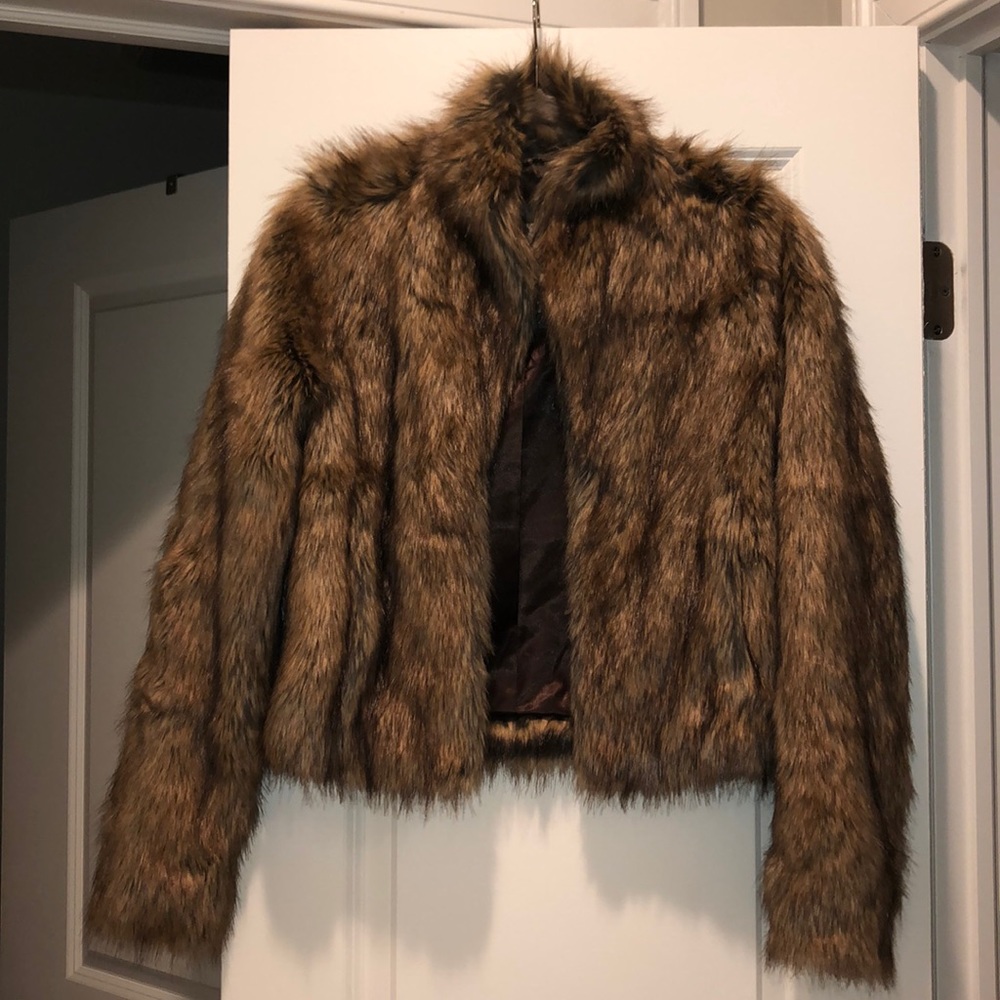 Abercrombie & Fitch Faux fur Coat